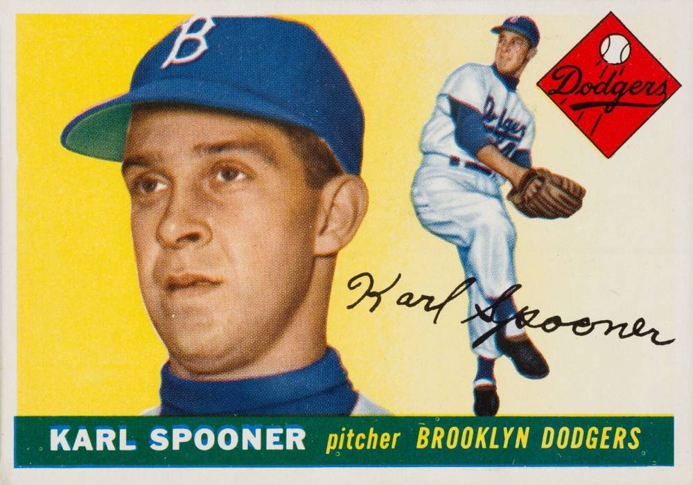 1955 Topps Karl Spooner #90 Baseball Card