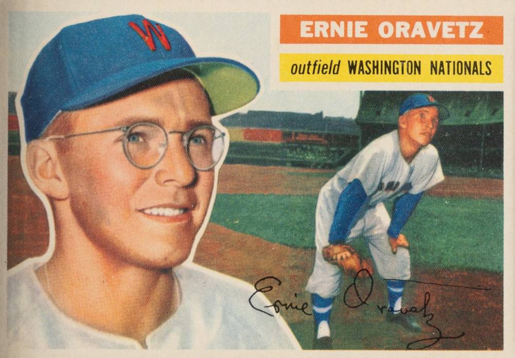 1956 Topps Ernie Oravetz #51g Baseball Card