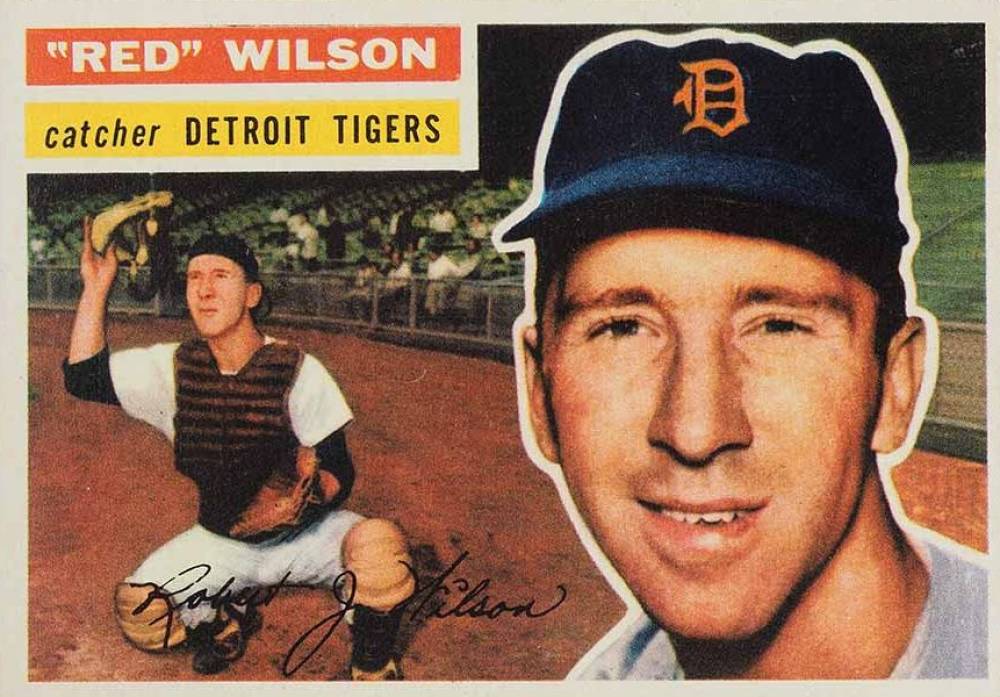 1956 Topps Red Wilson #92g Baseball Card