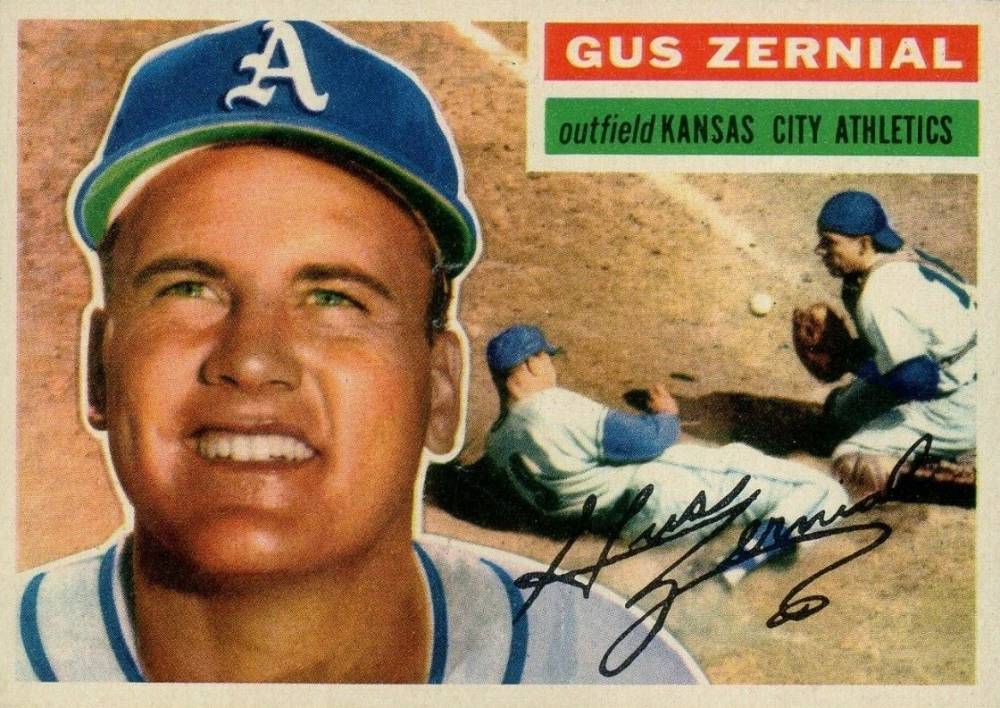 1956 Topps Gus Zernial #45g Baseball Card