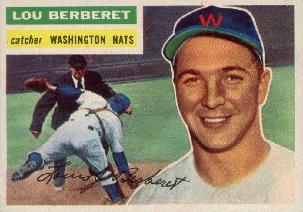 1956 Topps Lou Berberet #329 Baseball Card