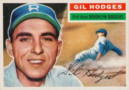 1956 Topps Gil Hodges #145 Baseball Card