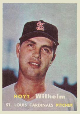 1957 Topps Hoyt Wilhelm #203 Baseball Card