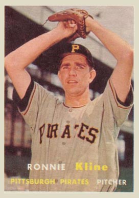 1957 Topps Ronnie Kline #256 Baseball Card