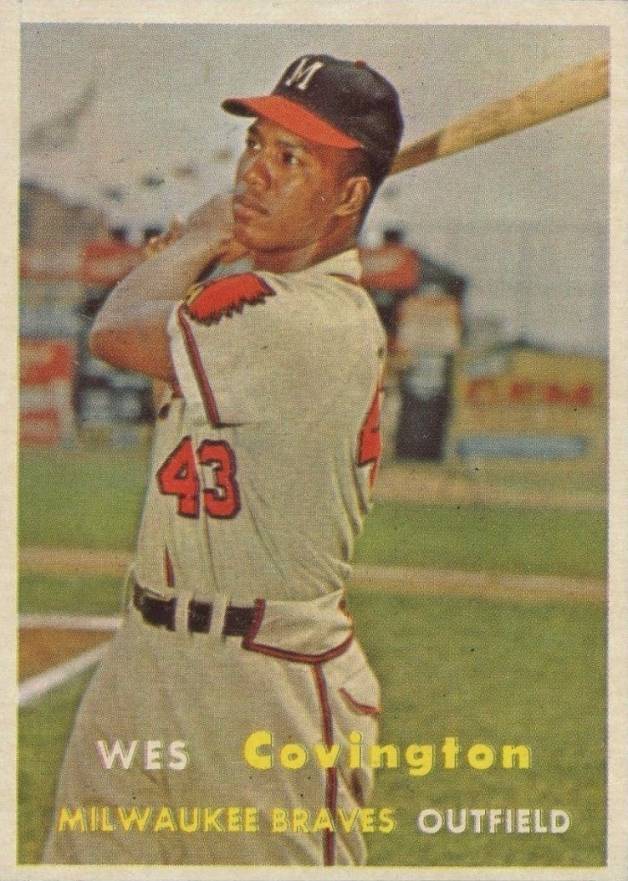 1957 Topps Wes Covington #283 Baseball Card