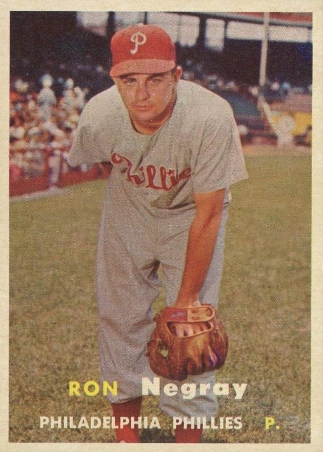 1957 Topps Ron Negray #254 Baseball Card