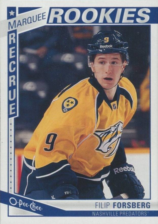 2013 O-Pee-Chee Filip Forsberg #525 Hockey Card