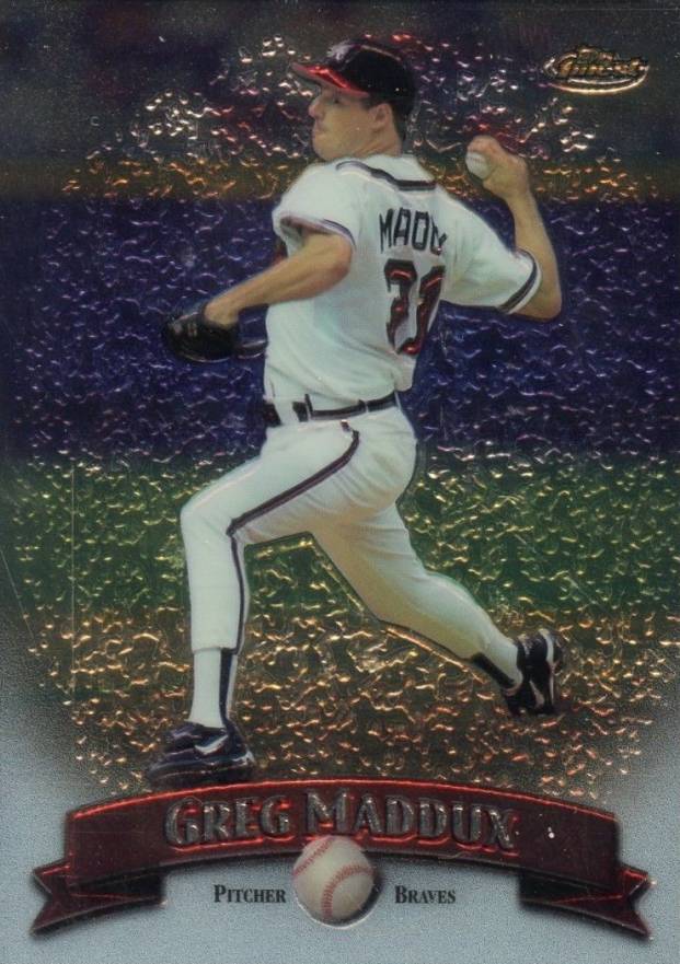 1998 Finest Greg Maddux #16 Baseball Card