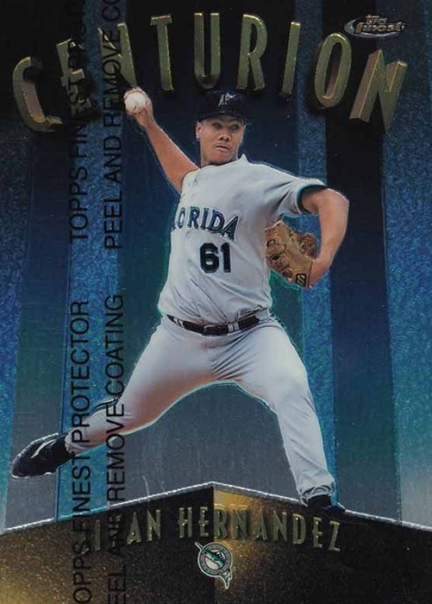 1998 Finest Centurion Livan Hernandez #C19 Baseball Card