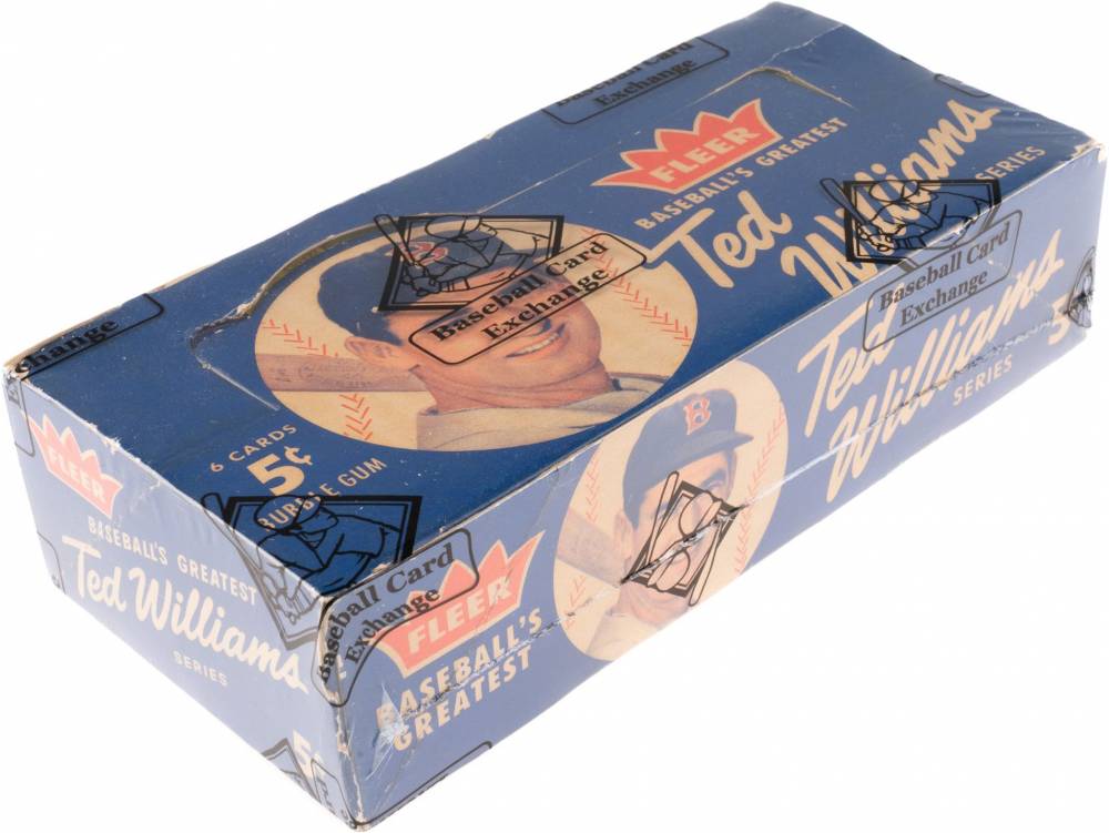 1959 Fleer Ted Williams Wax Pack Box #WPB Baseball Card