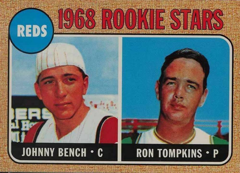 1998 Topps Stars Rookie Reprint Johnny Bench/Ron Tompkins #1 Baseball Card