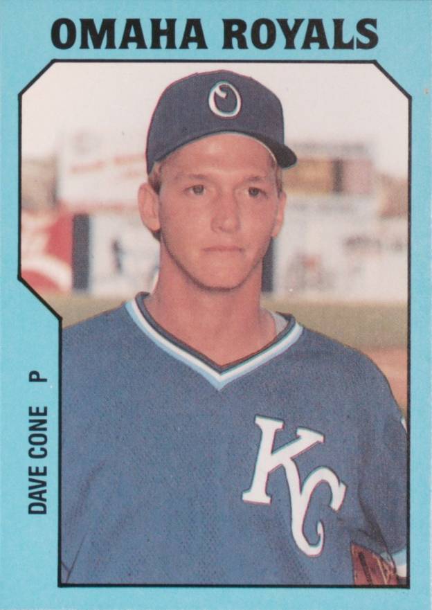 1985 TCMA Omaha Royals Dave Cone #25 Baseball Card