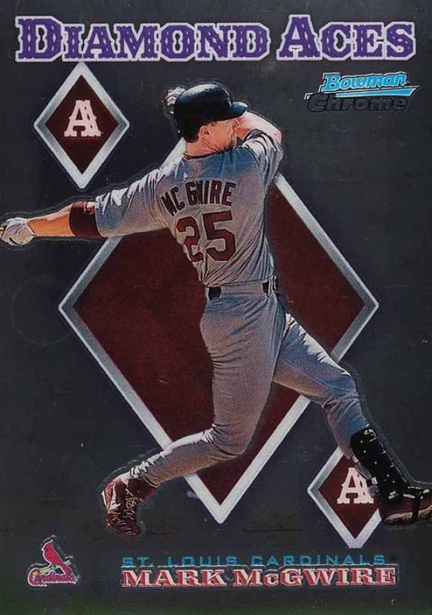 1999 Bowman Chrome Diamond Aces Mark McGwire #DA14 Baseball Card