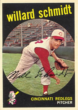 1959 Topps Willard Schmidt #171 Baseball Card