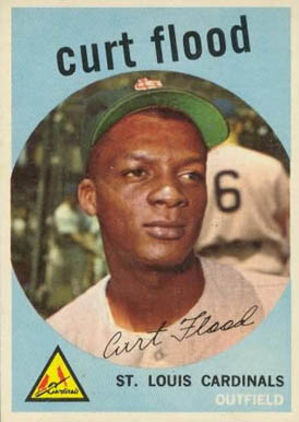 1959 Topps Curt Flood #353 Baseball Card