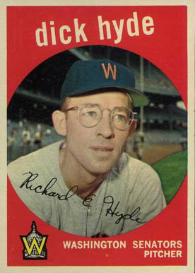 1959 Topps Dick Hyde #498 Baseball Card