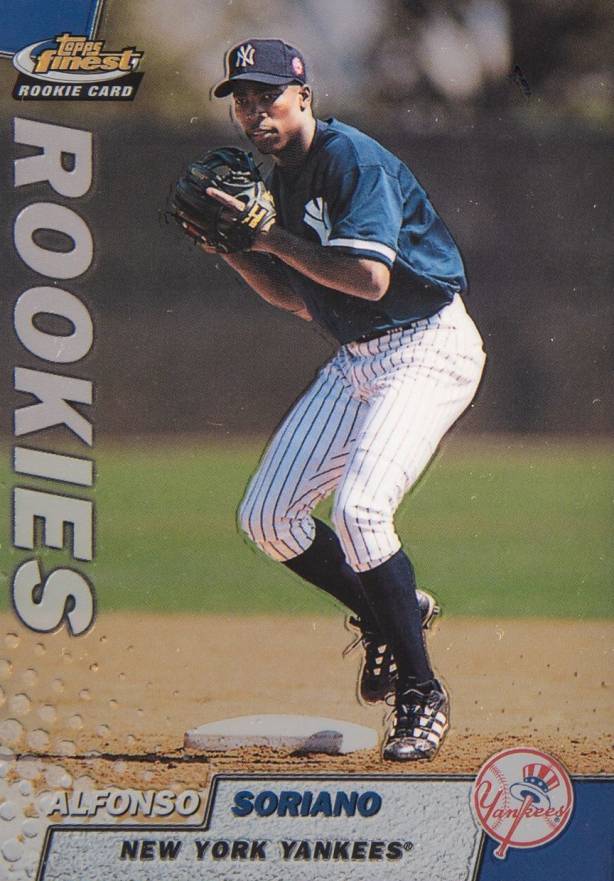 1999 Finest Alfonso Soriano #286 Baseball Card