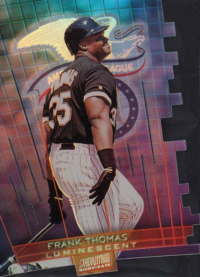 1999 Stadium Club Triumvirate Frank Thomas #T15A Baseball Card