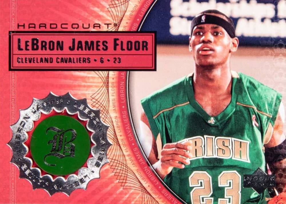 2003 Upper Deck Hardcourt Lebron James Floor LeBron James #LB3 Basketball Card