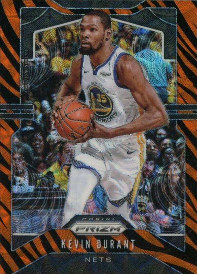 2019 Panini Prizm Kevin Durant #210 Basketball Card