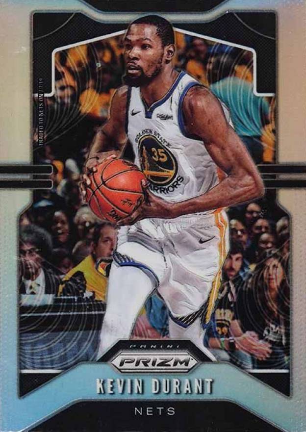 2019 Panini Prizm Kevin Durant #210 Basketball Card