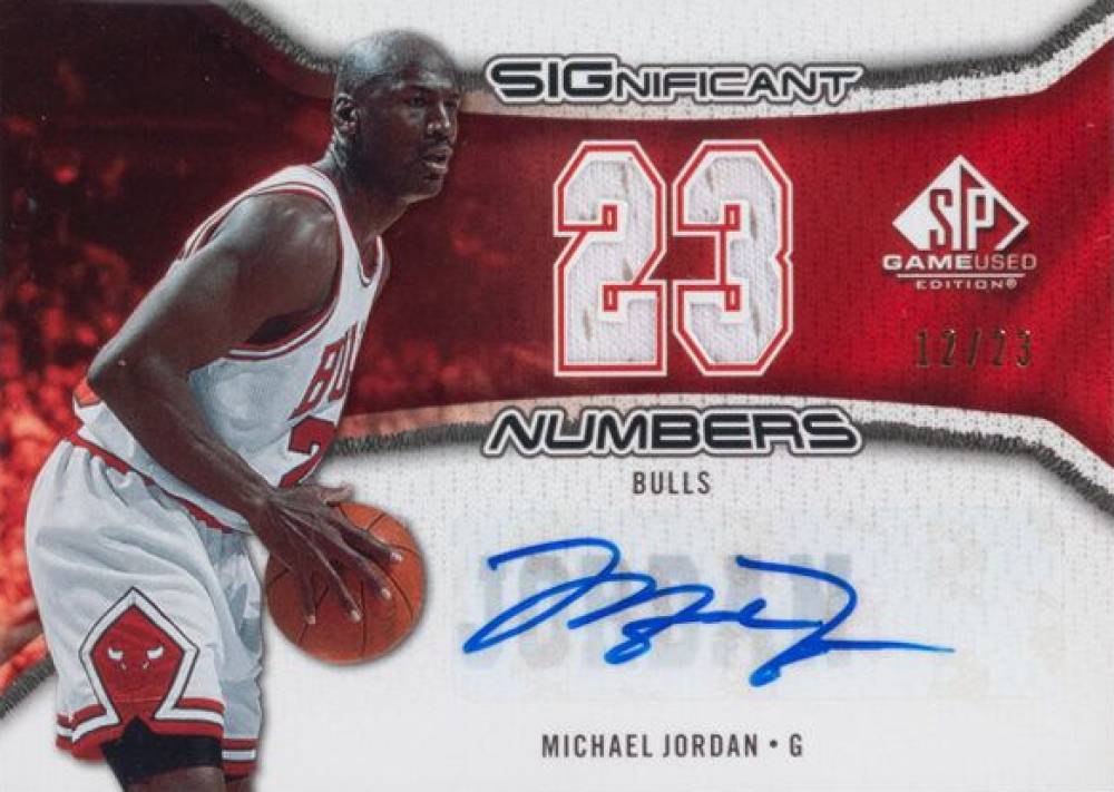 2006 SP Game Used SIGnificant Numbers Michael Jordan #SN-JO Basketball Card