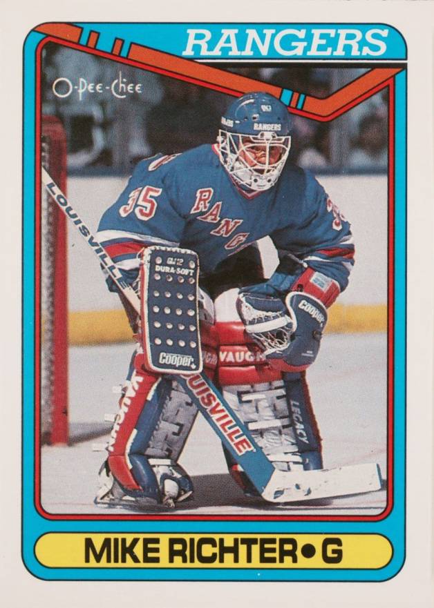 1990 O-Pee-Chee Mike Richter #330 Hockey Card