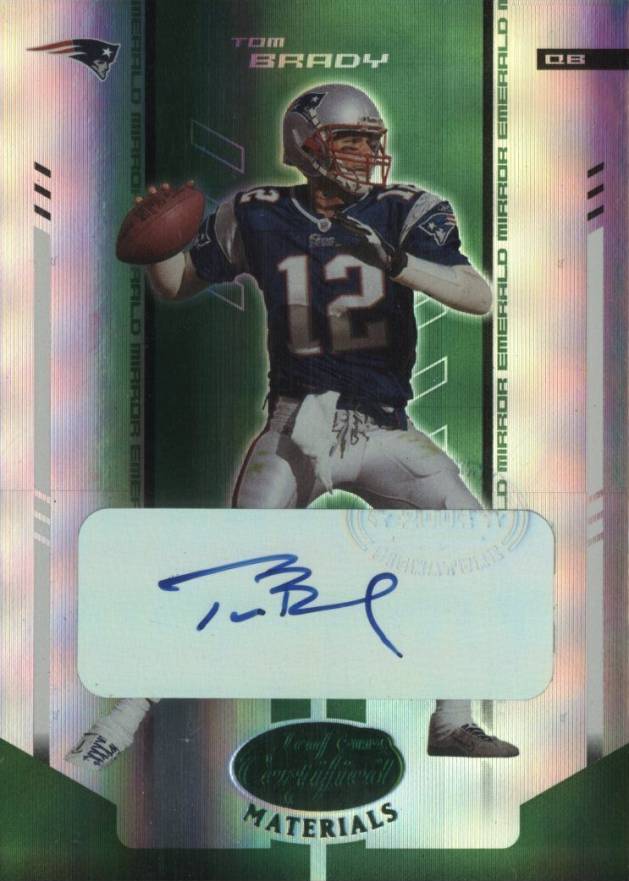 2004 Leaf Certified Materials Tom Brady #71 Football Card