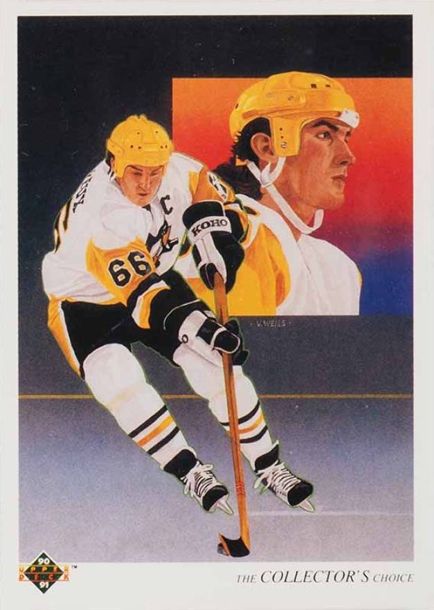 1990 Upper Deck Mario Lemieux #305 Hockey Card