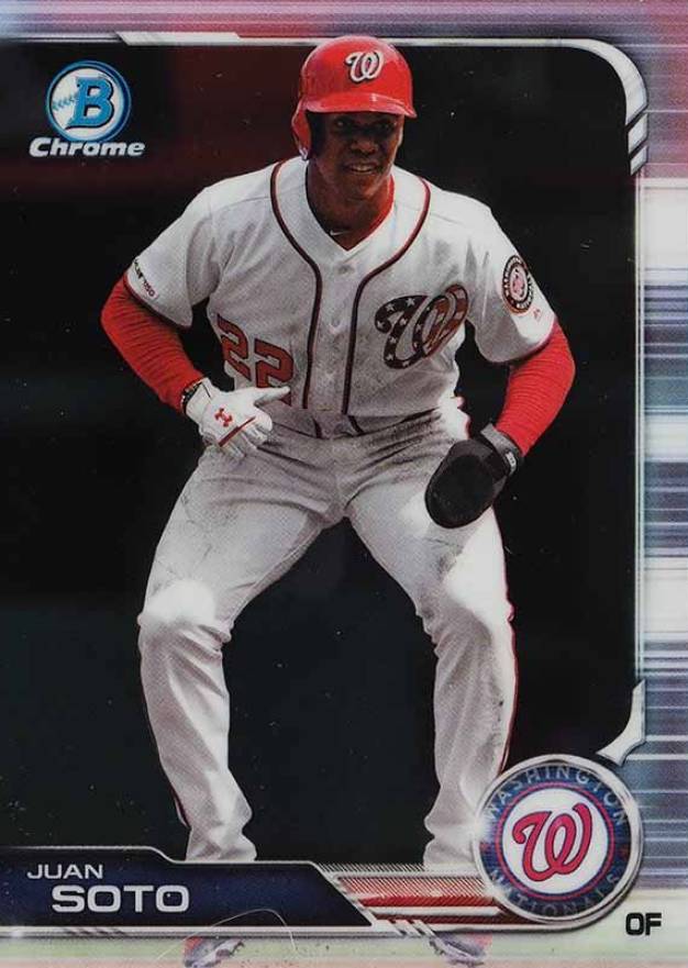 2019 Bowman Chrome Juan Soto #44 Baseball Card