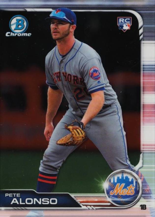 2019 Bowman Chrome Pete Alonso #48 Baseball Card