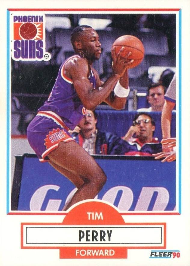 1990 Fleer Tim Perry #151 Basketball Card