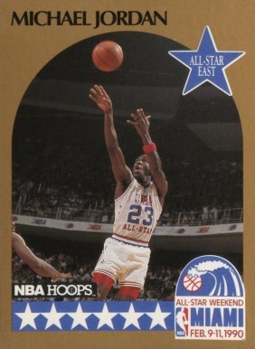 1990 Hoops Michael Jordan #5 Basketball Card