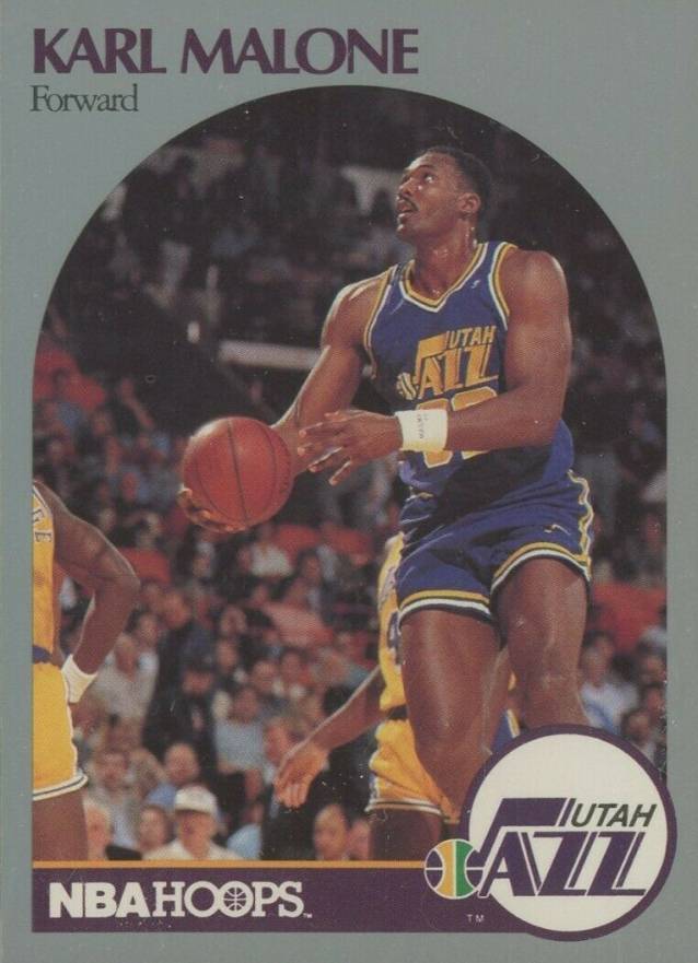 1990 Hoops Karl Malone #292 Basketball Card