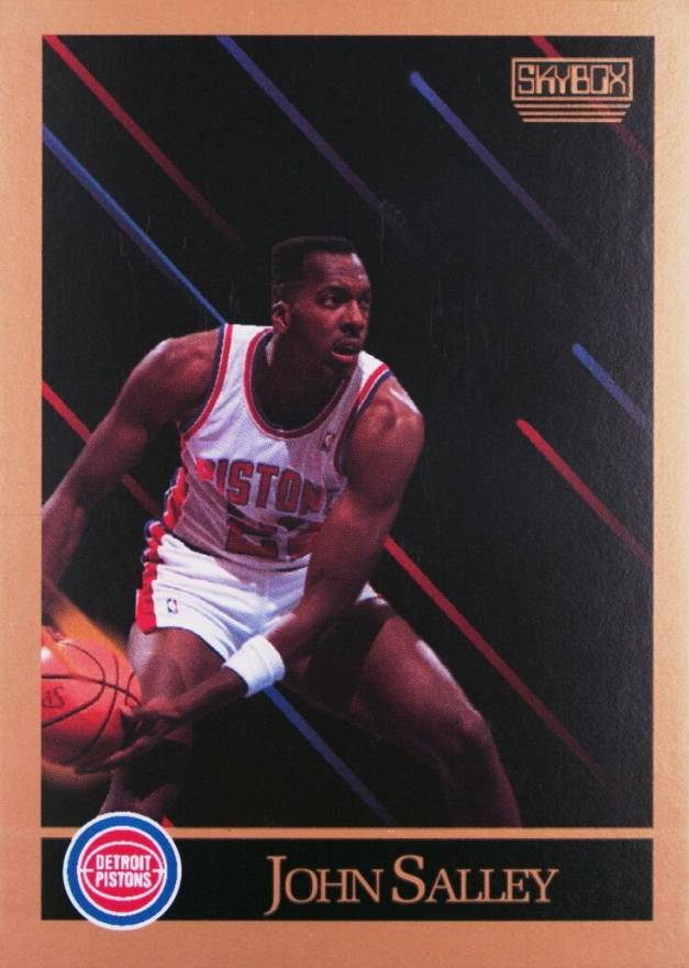 1990 Skybox John Salley #92 Basketball Card