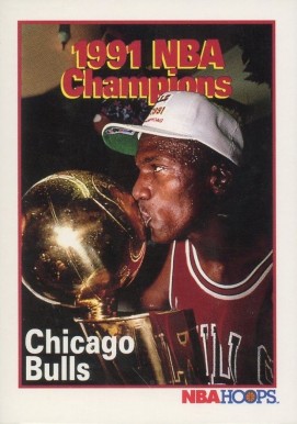 1991 Hoops Michael Jordan #543 Basketball Card