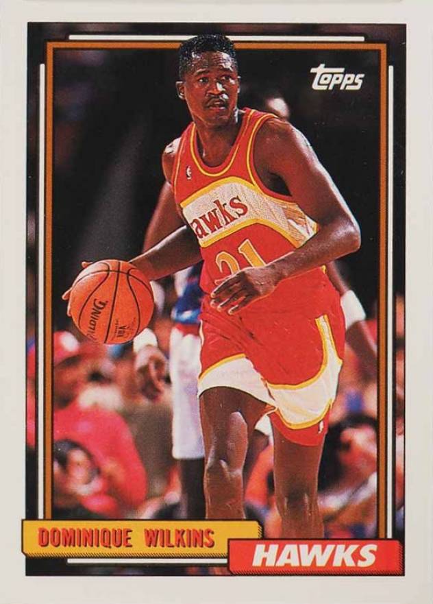 1992 Topps Dominique Wilkins #35 Basketball Card