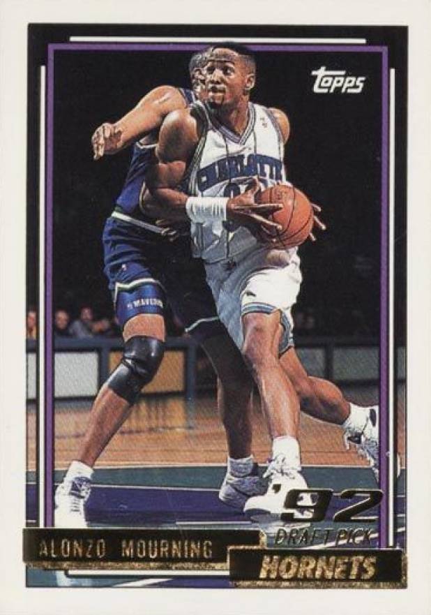 1992 Topps Gold Alonzo Mourning #393 Basketball Card