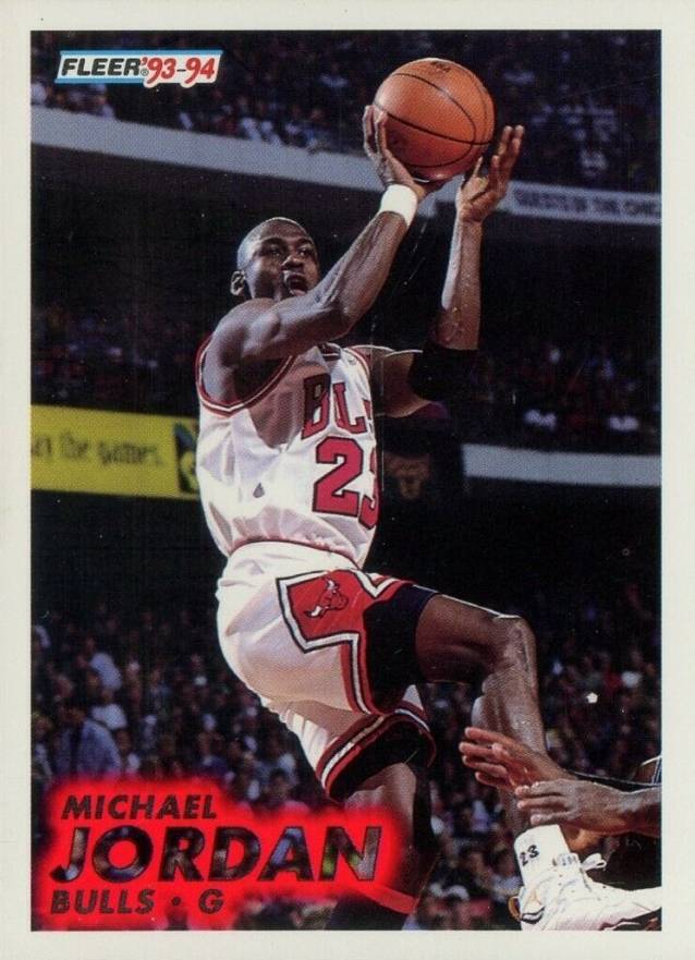 1993 Fleer Michael Jordan #28 Basketball Card