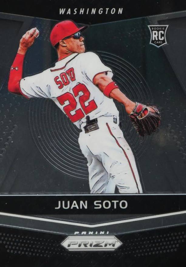 2018 Panini Chronicles Prizm Juan Soto #14 Baseball Card