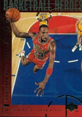 1994 Upper Deck Jordan Heroes Michael Jordan #40 Basketball Card