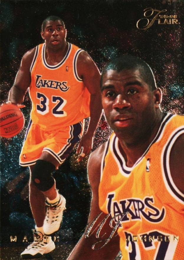 1995 Flair Magic Johnson #173 Basketball Card