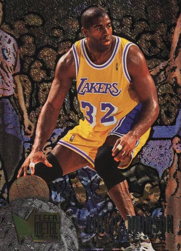 1995 Metal Magic Johnson #161 Basketball Card