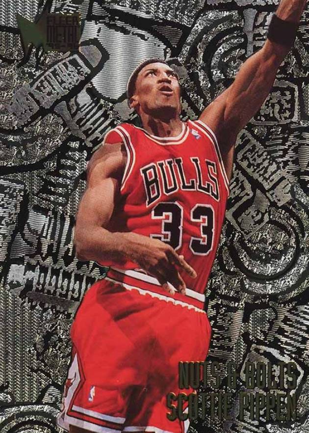 1995 Metal Scottie Pippen #216 Basketball Card