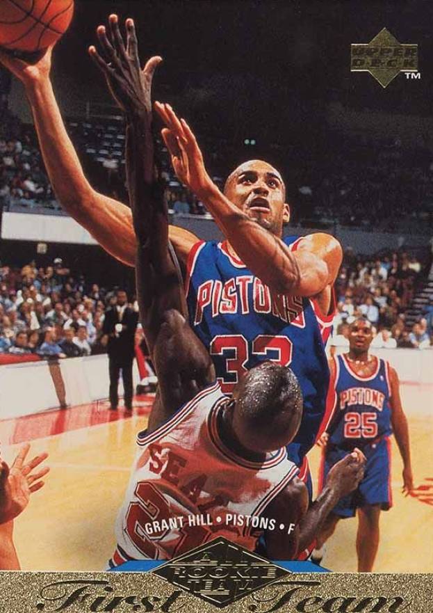 1995 Upper Deck Grant Hill #156 Basketball Card