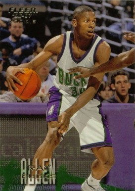 1996 Fleer Ray Allen #212 Basketball Card