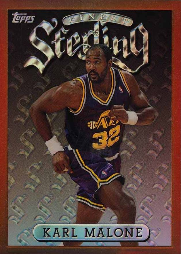 1996 Finest Karl Malone #52 Basketball Card