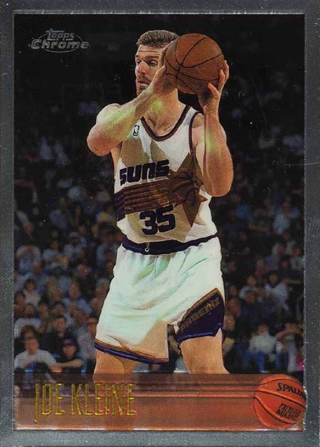 1996 Topps Chrome Joe Kleine #66 Basketball Card