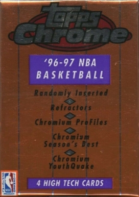1996 Topps Chrome Foil Pack #FP Basketball Card