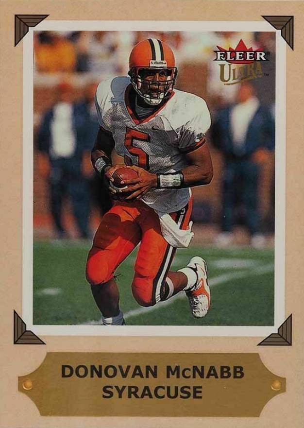 2001 Ultra College Greats Previews Donovan McNabb # Football Card